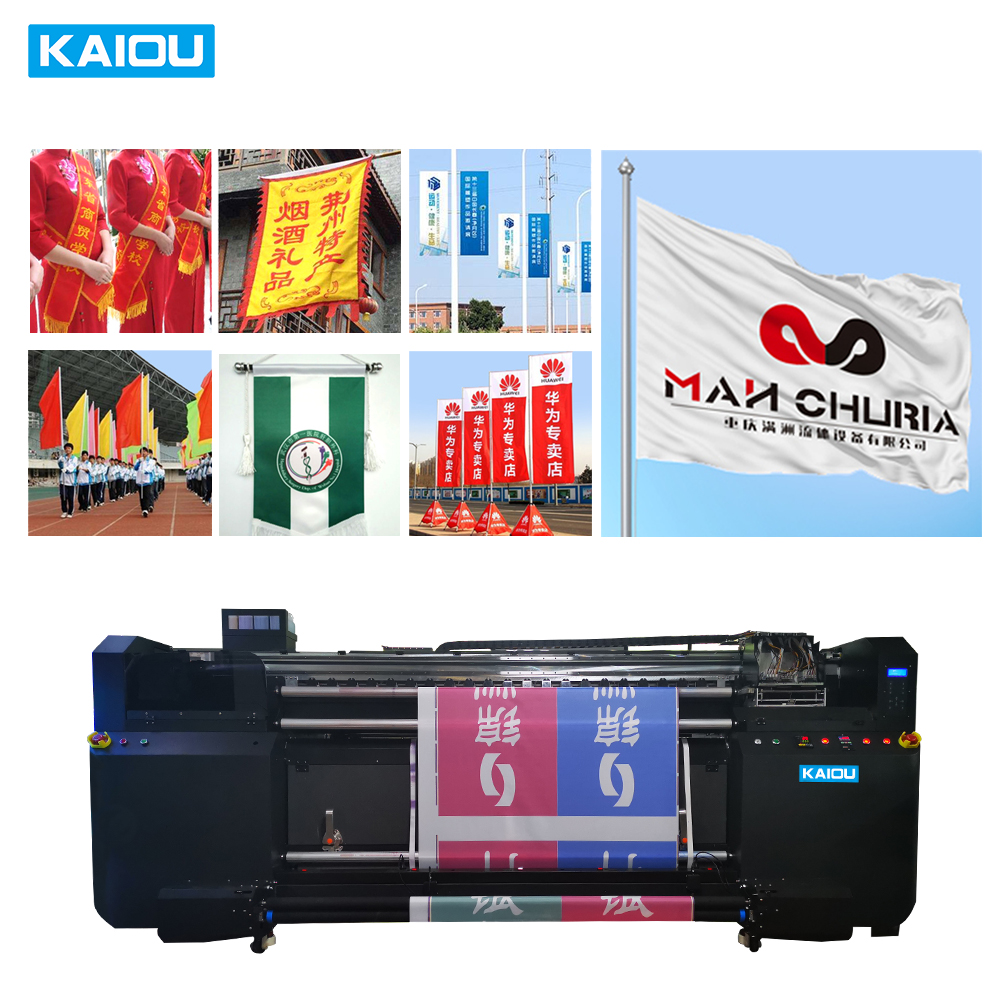 Impresora de bandera KAIOU 4*i3200 cabezal de impresión 